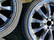 Grajewo ogłoszenia: Sprzedam komplet opony wzmocnione z alufelgami przód 225/40R 18... - zdjęcie