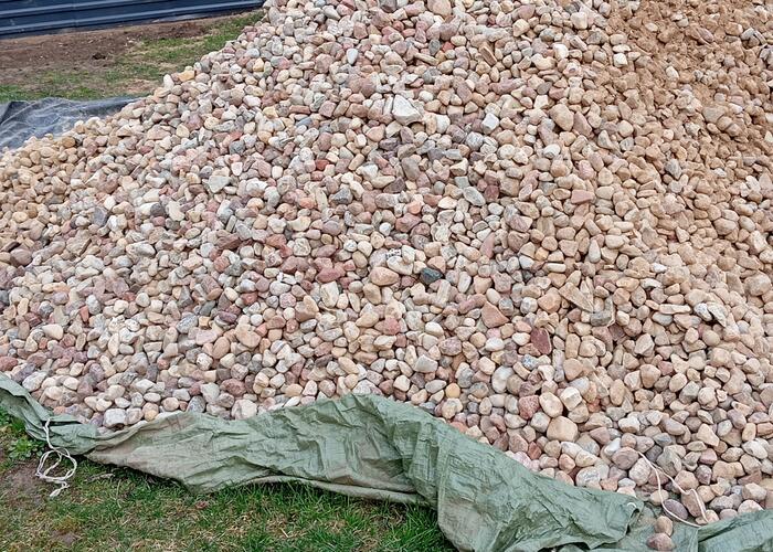 Grajewo ogłoszenia: Sprzedam Kamień sortowany pozostało mi z aranżacji ogrodu