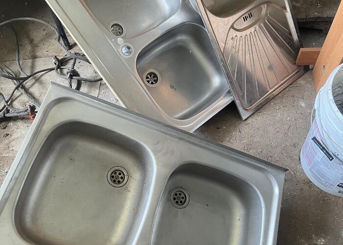 Grajewo ogłoszenia: Zlewozmywaki po 40 zł jeden nowy dwa używane
